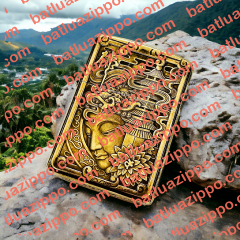BẬT LỬA ZIPPO PHẬT CHÍNH HÃNG SIÊU ĐẸP SIÊU NÉT KHẮC 3D