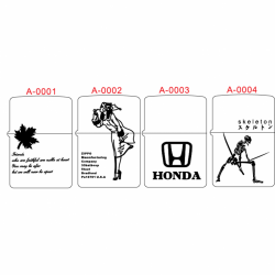 Bộ Hình Khắc Lá Phông Cô Gái Honda Skeleton - Mã SP: ZPK0566