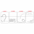Bộ hình khắc trái tim A0021-A0024