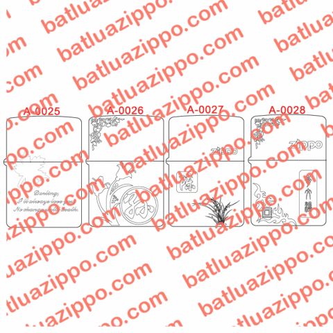 Hình khắc A0025-A0028