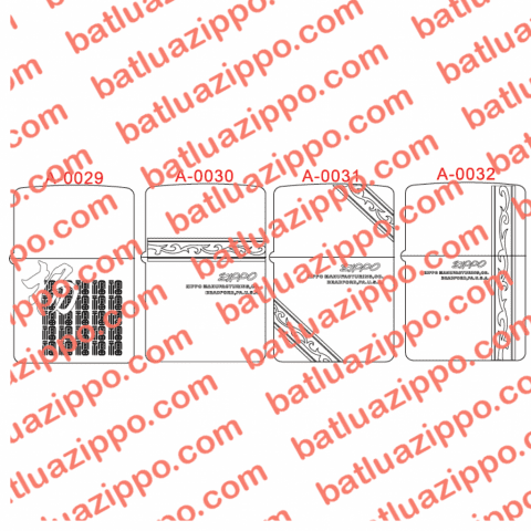 Hình khắc A0029-A0032
