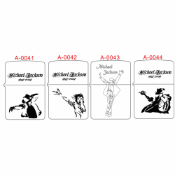 Hình Khắc A0041-A0044 toàn bộ về Michael Jackson - Mã SP: ZPK0576