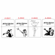 Hình Khắc A0041-A0044 toàn bộ về Michael Jackson