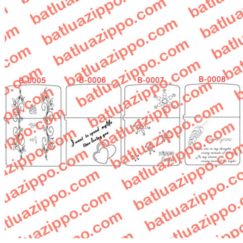 Hình Khắc  B0005 - B0008