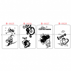 Hình khắc B0025 - B0028 trái tim i love you forever - Mã SP: ZPK0585