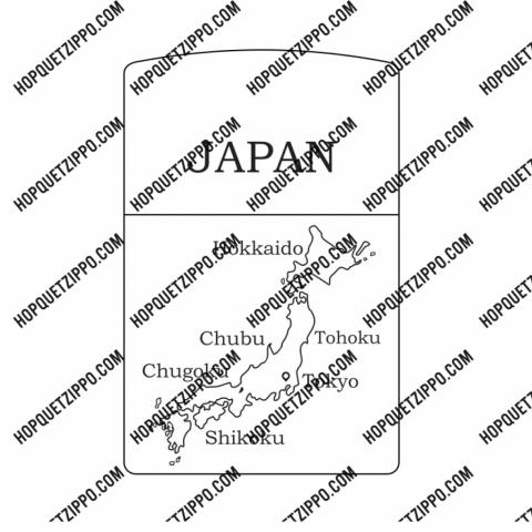 Hình Khắc Bản Đồ Japan
