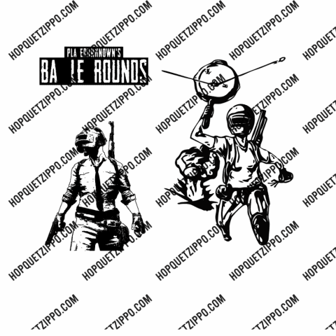 hình khắc binh lính BATTLEGROUNDS 1 lính
