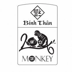 Hình Khắc Bính Thân Monkey - Mã SP: ZPK0253-5