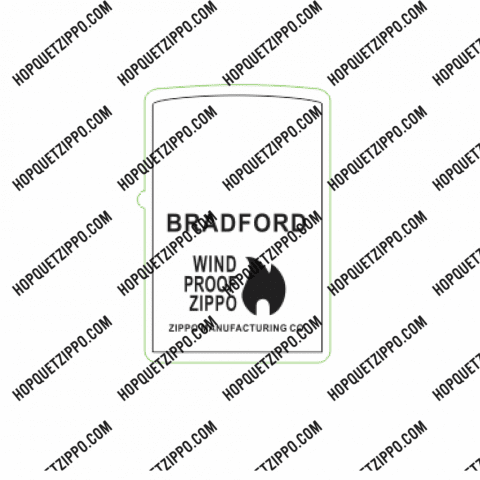 Hình Khắc Bradford Wind Proof Zippo
