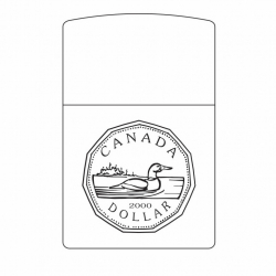Hình Khắc Canada Dollar - Mã SP: ZPK0253-3