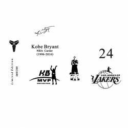 HINH KHẮC CẦU THỦ BÓNG RỔ KOBE BRYANT - Mã SP: ZPK0311