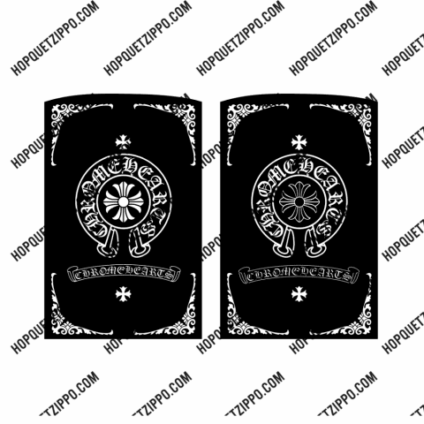 hình khăc CHROMEHEARTS hoa văn thánh giá