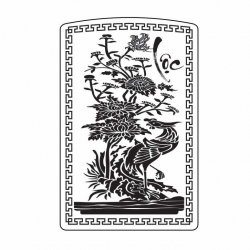 Hình Khắc Chữ Lộc Và Phượng - Mã SP: ZPK0245-22