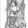 Hình Khắc Cô Gái Death