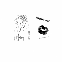 Hình Khắc Cô Gái Sexy Back Night Elf Do you Love me