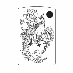 Hình Khắc Công Với Hoa - Mã SP: ZPK0263-8