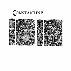 HÌNH KHẮC CONSTANTINE CHA THÁNH QUAY MẶT TRƯỚC - Mã SP: ZPK0323