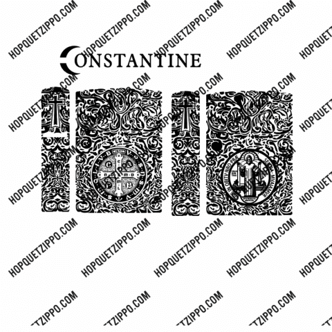HÌNH KHẮC CONSTANTINE CHA THÁNH QUAY MẶT TRƯỚC