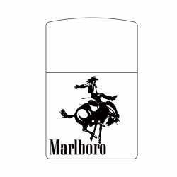 Hình Khắc Cưỡi Ngựa Marlboro Phiên Bản 3 - Mã SP: ZPK0257-10