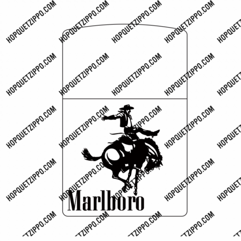 Hình Khắc Cưỡi Ngựa Marlboro Phiên Bản 3