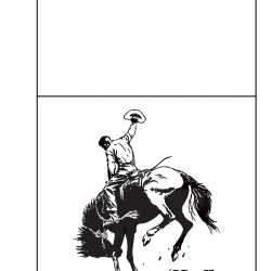 Hình Khắc Cưỡi Ngựa Marlboro - Mã SP: ZPK0252-14