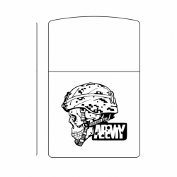 Hình Khắc Đầu Lâu Army - Mã SP: ZPK0267-18