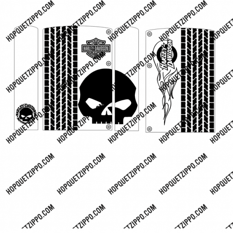 HINH KHĂC HARLEY DAVIDSON 4 MẶT