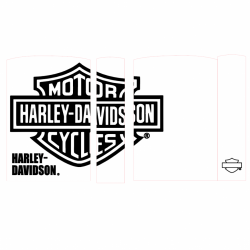 HÌNH  Khắc HARLEY DAVIDSON LOGO - Mã SP: ZPK0499