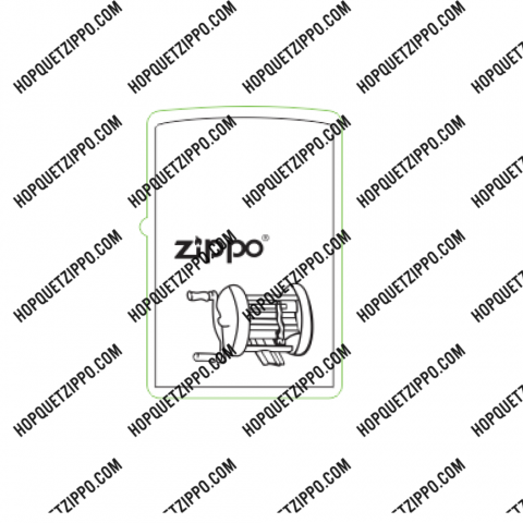 Hình Khắc Hình Máy Dệt Zippo
