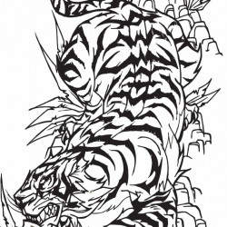 Hình Khắc Hổ Hung Tợn - Mã SP: ZPK0252-6