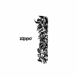 HÌNH KHẮC HOA VĂN 1 BÊN ZIPPO MỘT MẶT
