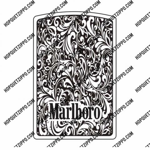 Hình Khắc Hoa Văn Marlboro Một Mặt