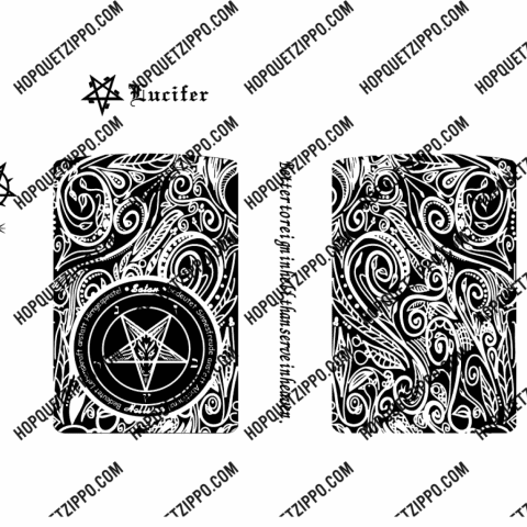 hình khắc hoa văn ngôi sao lucifer