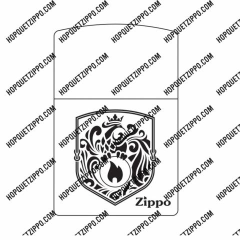 Hình Khắc Hoa Văn Ngọn Lửa Zippo