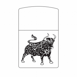Hình Khắc Hoa Văn Tuổi Sửu - Mã SP: ZPK0263-14
