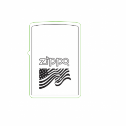 Hình Khắc Lá Cờ Mỹ Zippo - Mã SP: ZPK0243-16