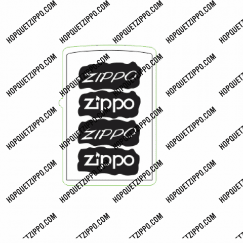 Hình Khắc Lô Gô Zippo Một Mặt