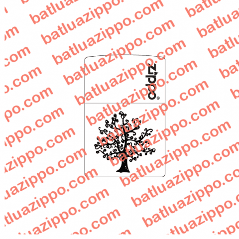 Hình khắc lô gô zippo và cây tiền