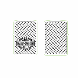 HINH KHĂC LOGO  HARLEY - DAVIDSON MẶT TRƯỚC - Mã SP: ZPK0332