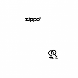 hình khắc logo zippo my love - Mã SP: ZPK0495