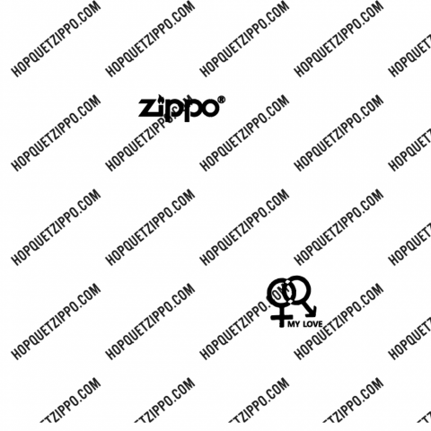 hình khắc logo zippo my love