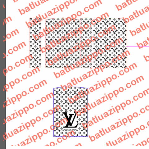 Hình khắc louis vuitton eo vì