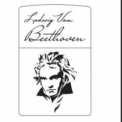 Hình Khắc Luduig Van Beethoven - Mã SP: ZPK0244-15
