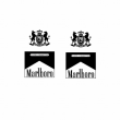 Hình Khắc Marlboro Hai Mặt