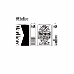 Hình Khắc Marlboro Năm Mặt