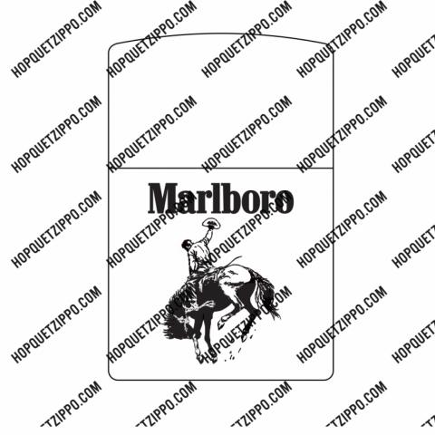 Hình Khắc Marlboro Và Ngựa