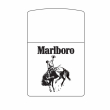 Hình Khắc Marlboro Và Ngựa