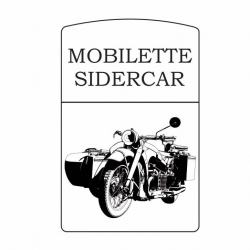 Hình Khắc Mobilette Sidercar - Mã SP: ZPK0245-14