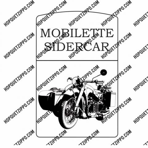 Hình Khắc Mobilette Sidercar