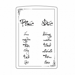 Hình Khắc Nghĩa Từ Phúc Đức - Mã SP: ZPK0247-8